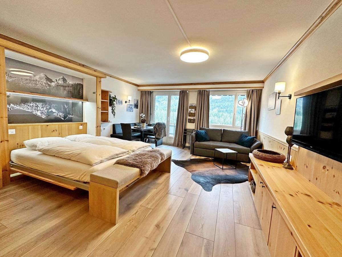 42M2 Alpenschick Mit Balkon, Ausblick, Pool - E405 Appartement Sankt Moritz Buitenkant foto