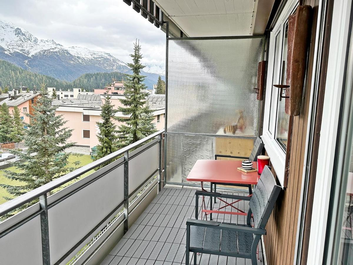 42M2 Alpenschick Mit Balkon, Ausblick, Pool - E405 Appartement Sankt Moritz Buitenkant foto